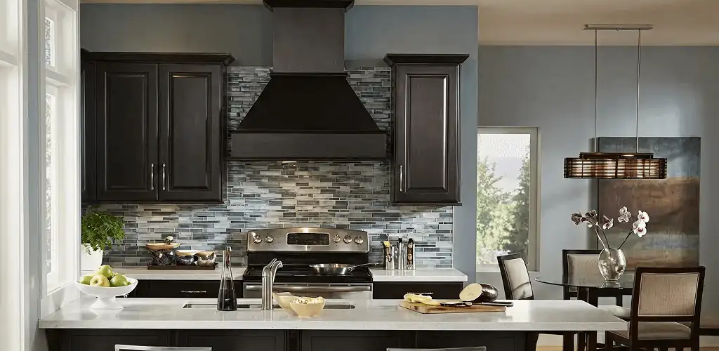 Kitchen cabinet painting and refinishing in a modern kitchen in Spokane, WA